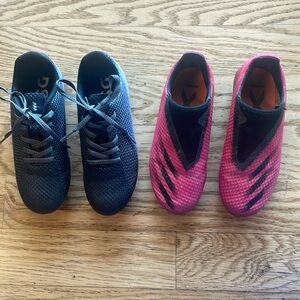Soccer cleats - size 1 and size 1.5